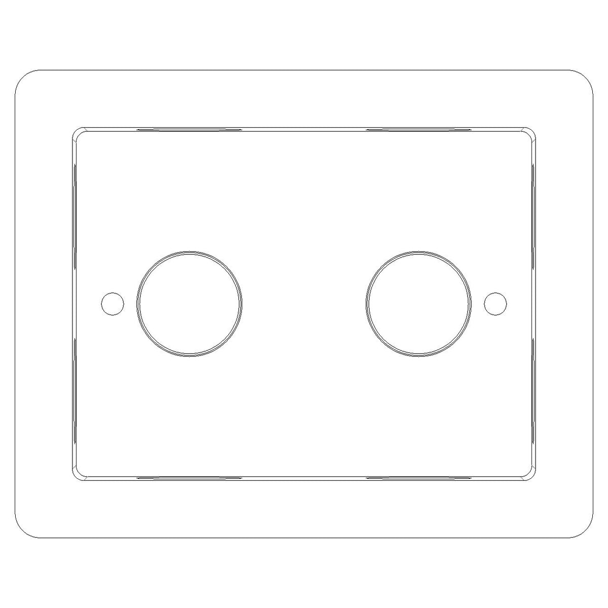 Vimar Flush Mounting Box, 3-Module, IP55, Plastic, Grey — Quality Boat Parts