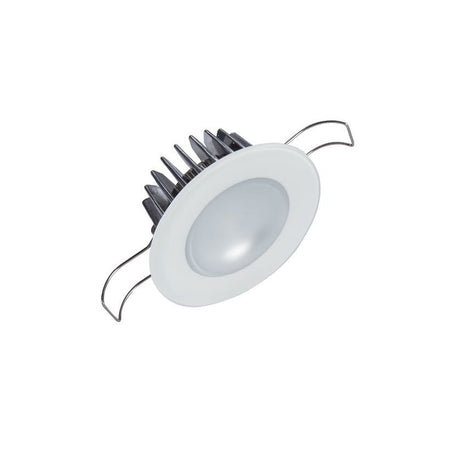 Lumitec Mirage Glass Flush Mount LED Down Light, White/Red/Green, 10-30V, IP67, 6W, Polished Finish — Quality Boat Parts
