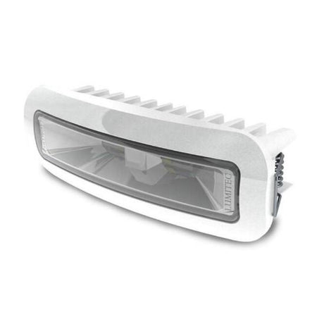 Lumitec Perimeter LED Flood Light, White/Amber Flashing, White Housing, 10-30V, IP67 — Quality Boat Parts