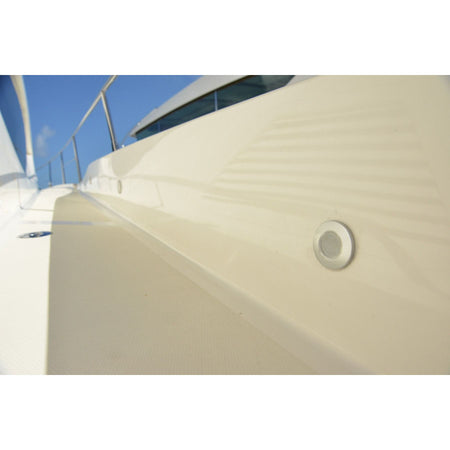 Lumitec Orbit Flush Mount LED Down Light, Spectrum RGBW, Black Housing, 10-30V DC, IP67, 4W, 5000K White — Quality Boat Parts