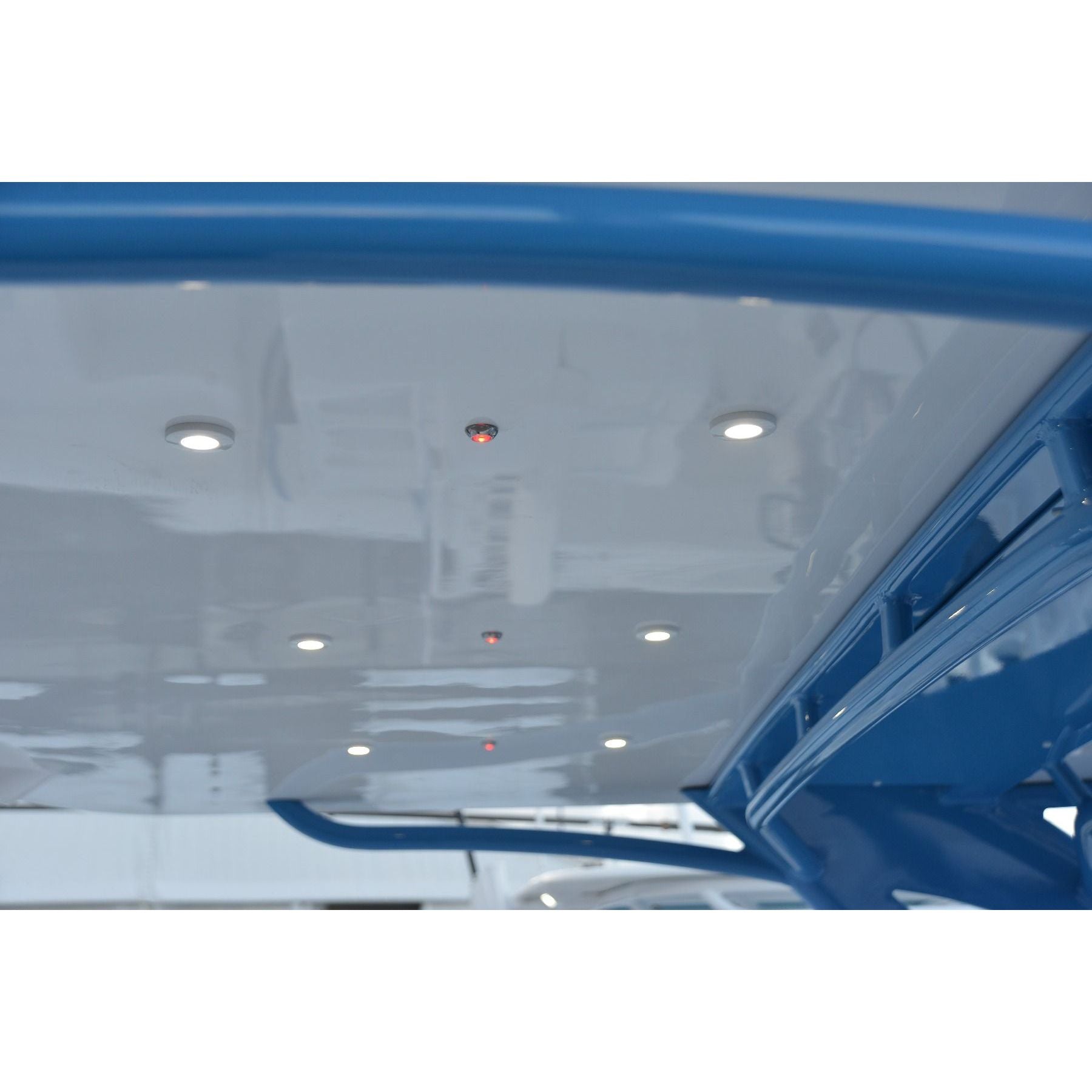 Lumitec Orbit Flush Mount LED Down Light, 10-30V DC, IP67, White/Red/Blue, Black Finish — Quality Boat Parts