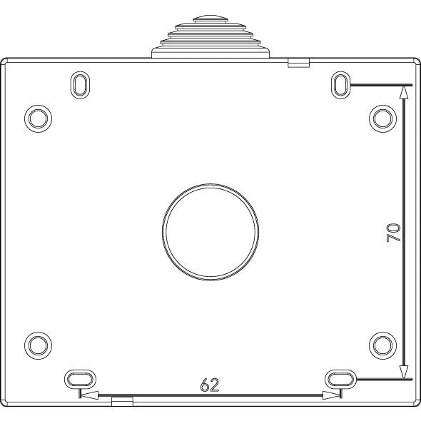 Vimar Idea/8000 Surface Enclosure, 3-Module, IP40, RAL 7035 Grey — Quality Boat Parts