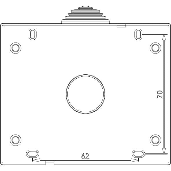 Vimar Idea/8000 3-Module IP55 Wall-Mount Enclosure, For Idea and 8000 Modules, Includes 3 Adaptors for 8000 Modules, Grey Housing — Quality Boat Parts
