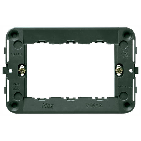 Vimar Idea 3-Module Mounting Frame, With Screws, 60 x 97 mm, Grey — Quality Boat Parts