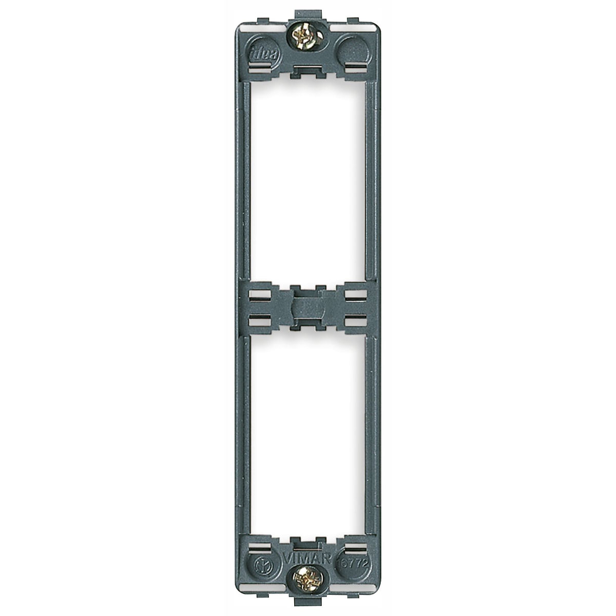 Vimar Idea 2-Module Flush Panel Mounting Frame, With Screws, Grey — Quality Boat Parts