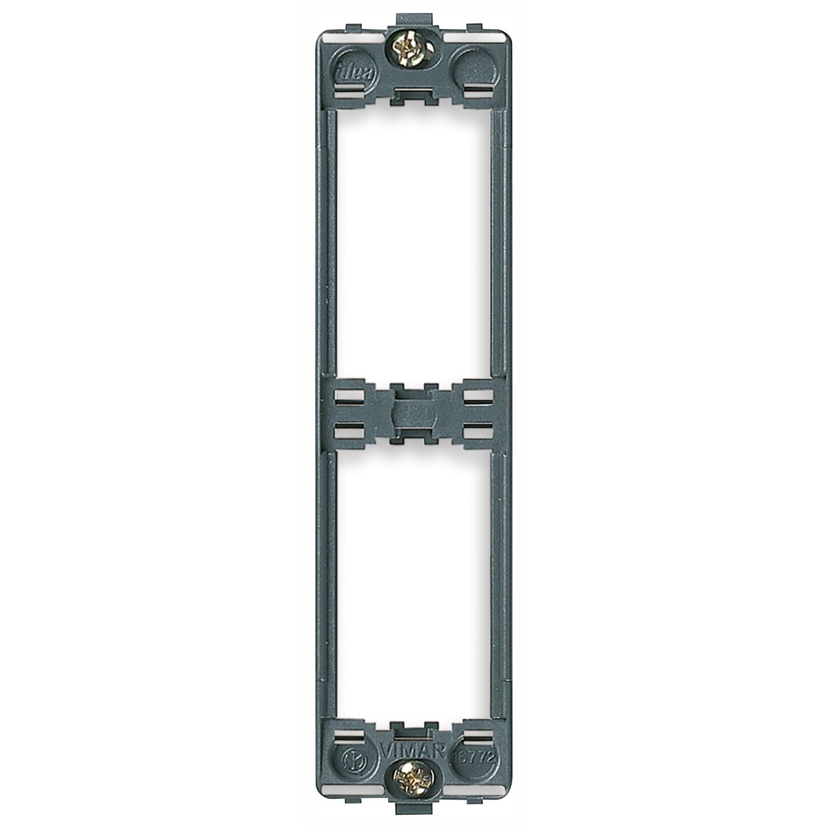 Vimar Idea 2-Module Flush Panel Mounting Frame, With Screws, Grey — Quality Boat Parts