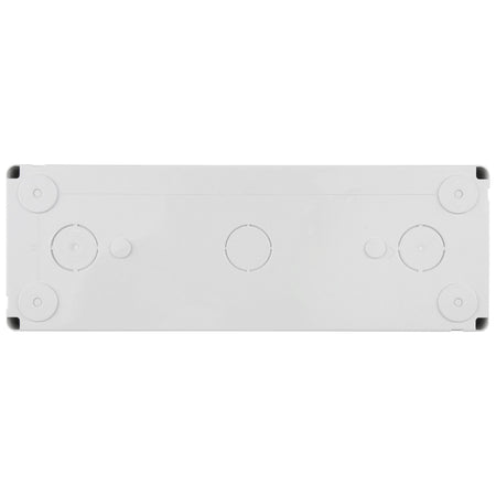Vimar Isoset 8-Module 2x4 Surface Mount Enclosure, For Eikon and Plana Series, IP40, 23.8x8.3x5.5 cm, Plastic — Quality Boat Parts