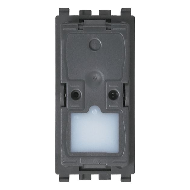 Vimar Eikon 1-Way Switch Mechanism, 16AX 250V, Lightable, Anthracite, IP40 — Quality Boat Parts