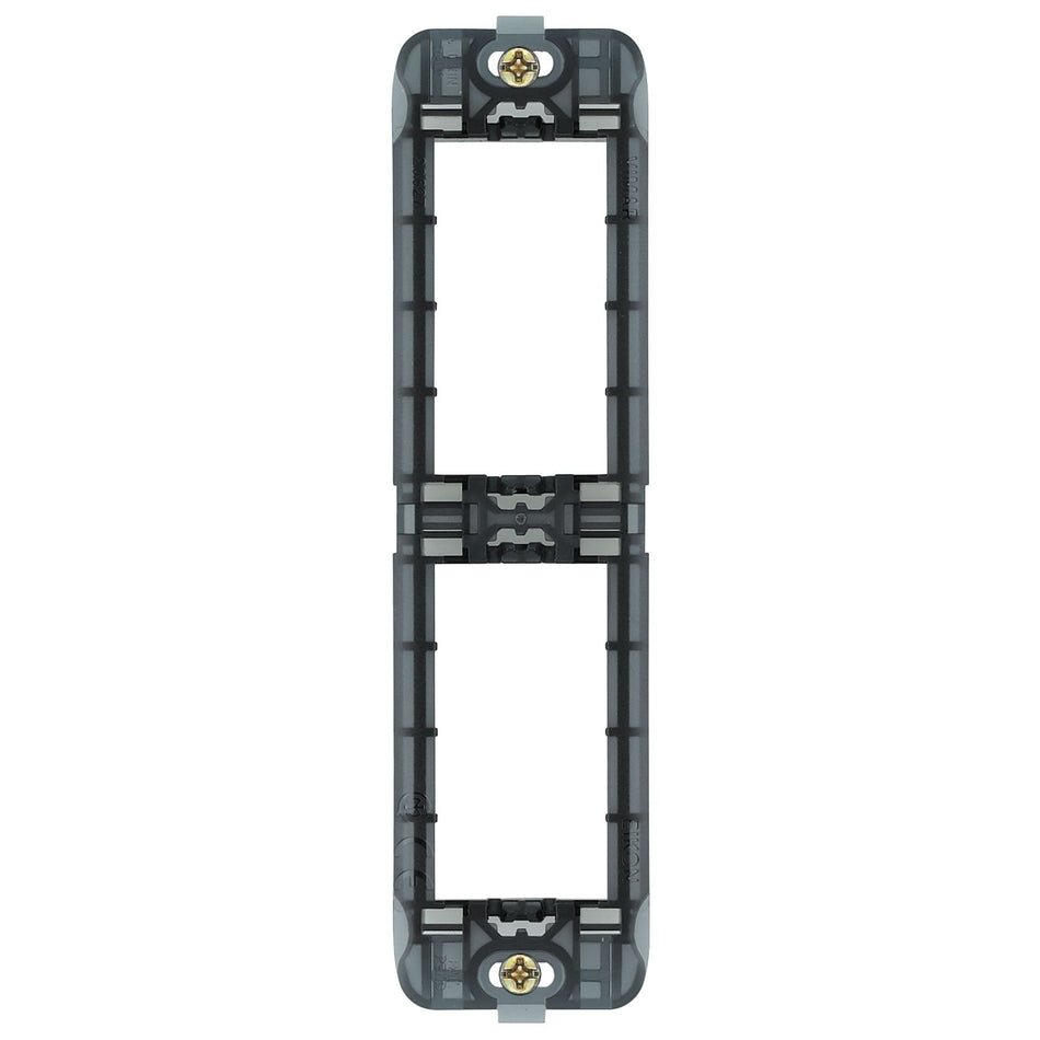 Vimar Eikon 2-Module Panel-Mount Frame, With Screws, Thermoplastic — Quality Boat Parts