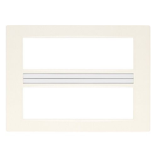 Vimar Eikon Square Cover Plate, 14-Module, White Technopolymer — Quality Boat Parts