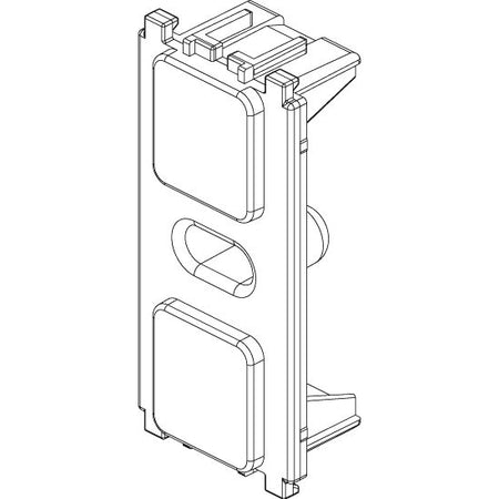 Vimar Eikon Tactil Blank Module, 1 Module, Grey, Halogen-Free — Quality Boat Parts