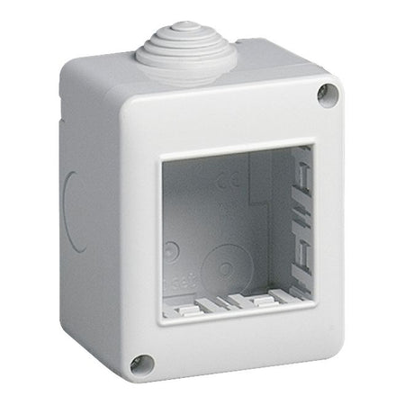 Vimar Isoset 2-Module Surface Enclosure, For Eikon and Plana, IP40, Grey — Quality Boat Parts