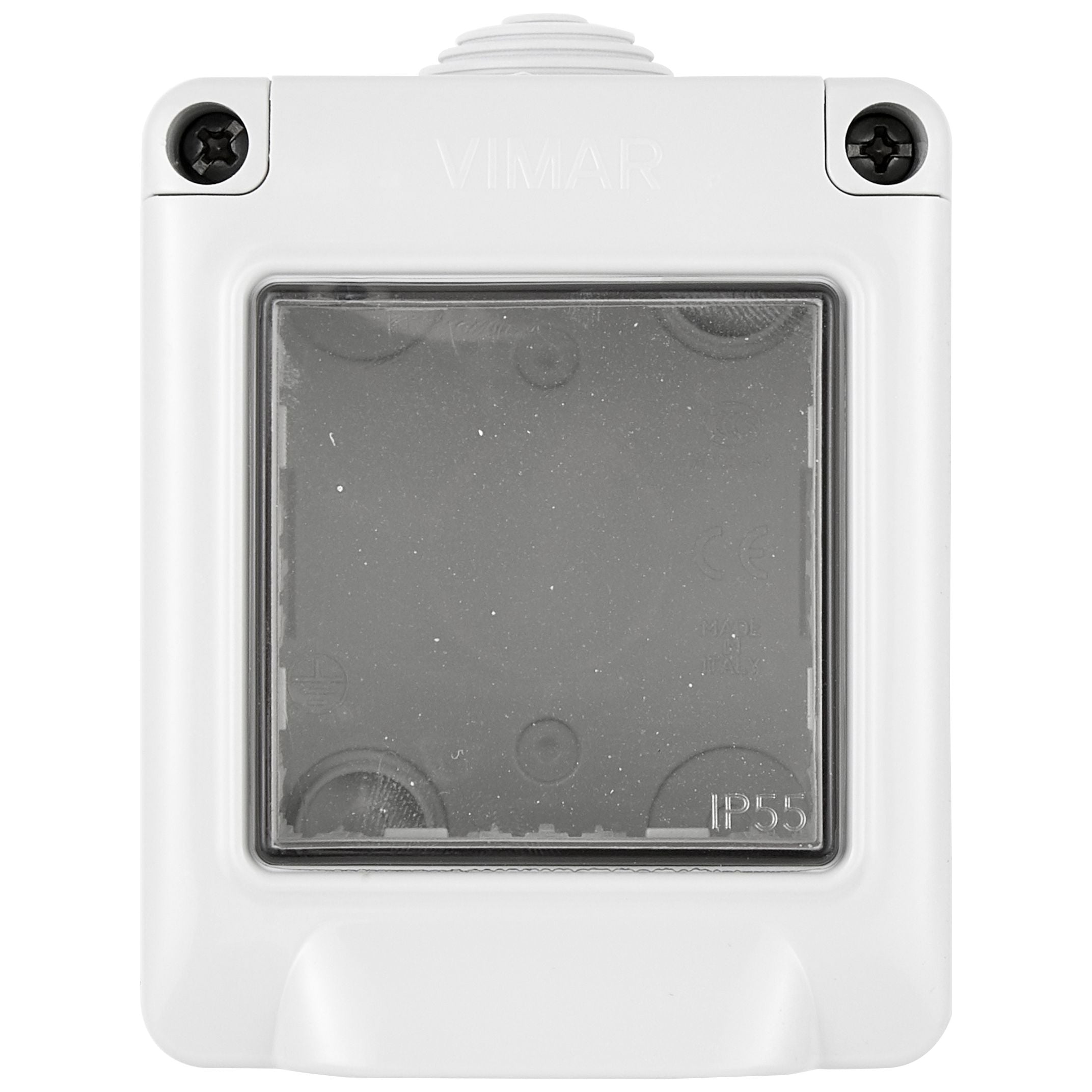 Vimar IP55 2-Module Surface Enclosure, For Eikon/Arké/Plana, Grey — Quality Boat Parts