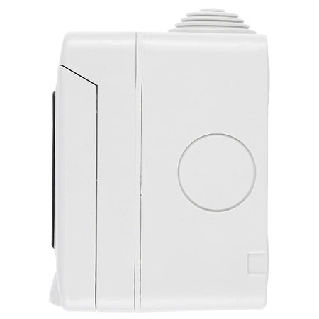 Vimar IP55 2-Module Surface Enclosure, For Eikon/Arké/Plana, Grey — Quality Boat Parts