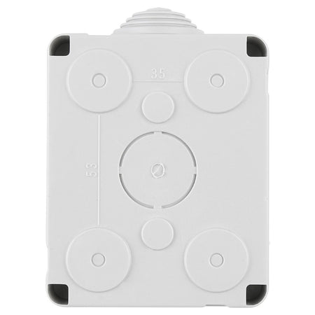 Vimar IP55 2-Module Surface Enclosure, For Eikon/Arké/Plana, Grey — Quality Boat Parts