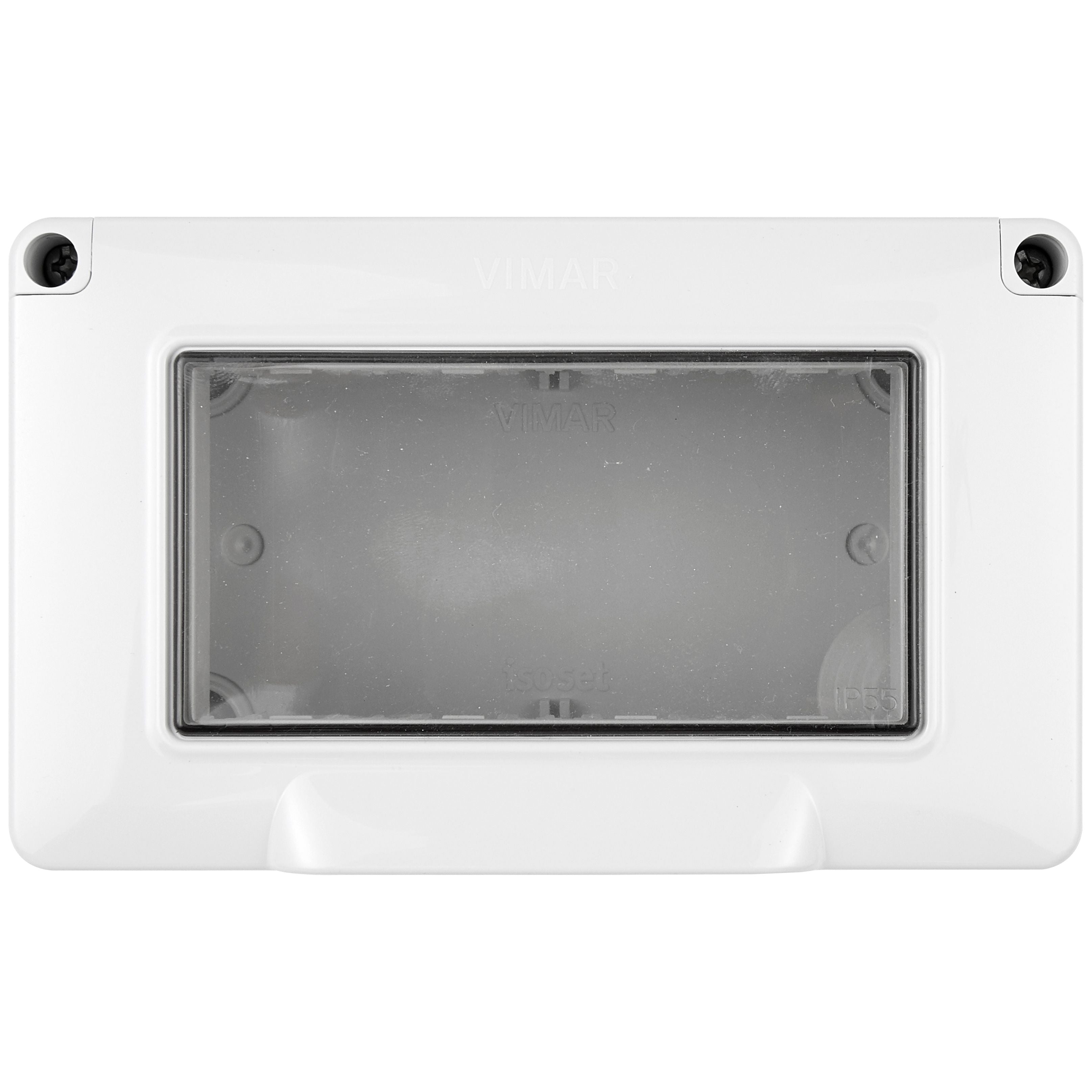 Vimar IP55 4-Module Surface Enclosure, For Eikon/Arké/Plana — Quality Boat Parts