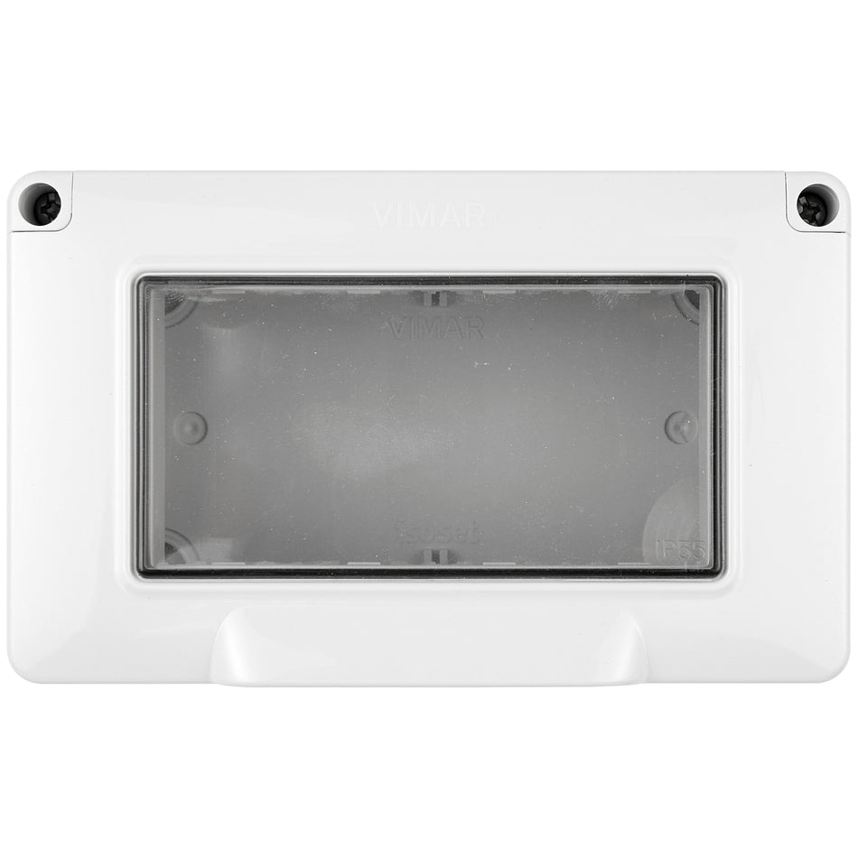 Vimar IP55 4-Module Surface Enclosure, For Eikon/Arké/Plana — Quality Boat Parts