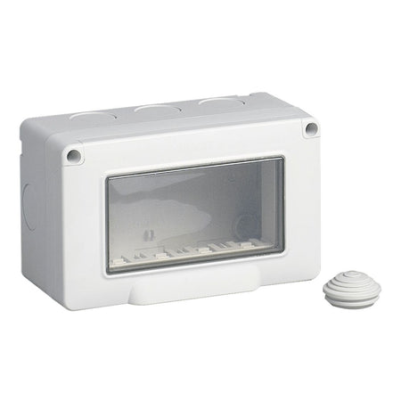 Vimar IP55 4-Module Surface Enclosure, For Eikon/Arké/Plana — Quality Boat Parts