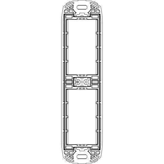 Vimar Arké 2-Module Panel Mounting Frame, With Screws — Quality Boat Parts