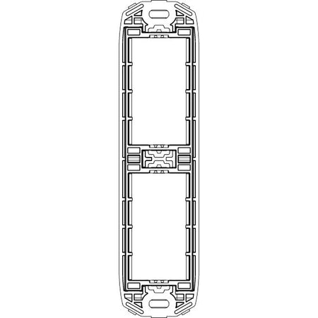 Vimar Arké 2-Module Panel Mounting Frame, With Screws — Quality Boat Parts