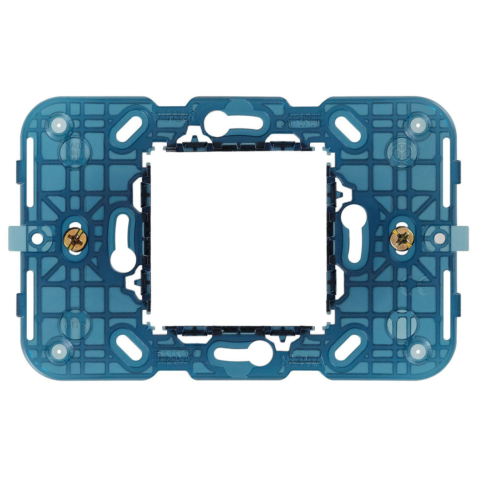 Vimar Arké 2-Central-Module Mounting Frame With Screws, For 60 mm or 56x56 mm Mounting Boxes — Quality Boat Parts