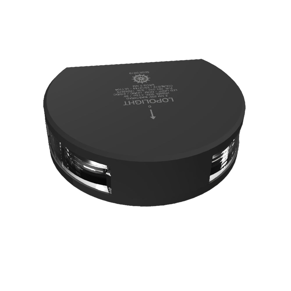 Lopolight 201-010 Masthead Light, White Light, 2nm, Vertical Mount, 10-32VDC, IP68, Black Housing — Quality Boat Parts
