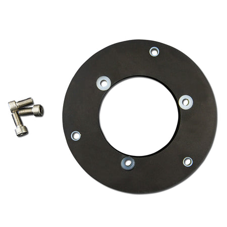 Lopolight Circular Baseplate for Horizontal Mount Navigation Lights, Aluminum, Black Anodized, Includes 3x M6 x 14 Screws. — Quality Boat Parts