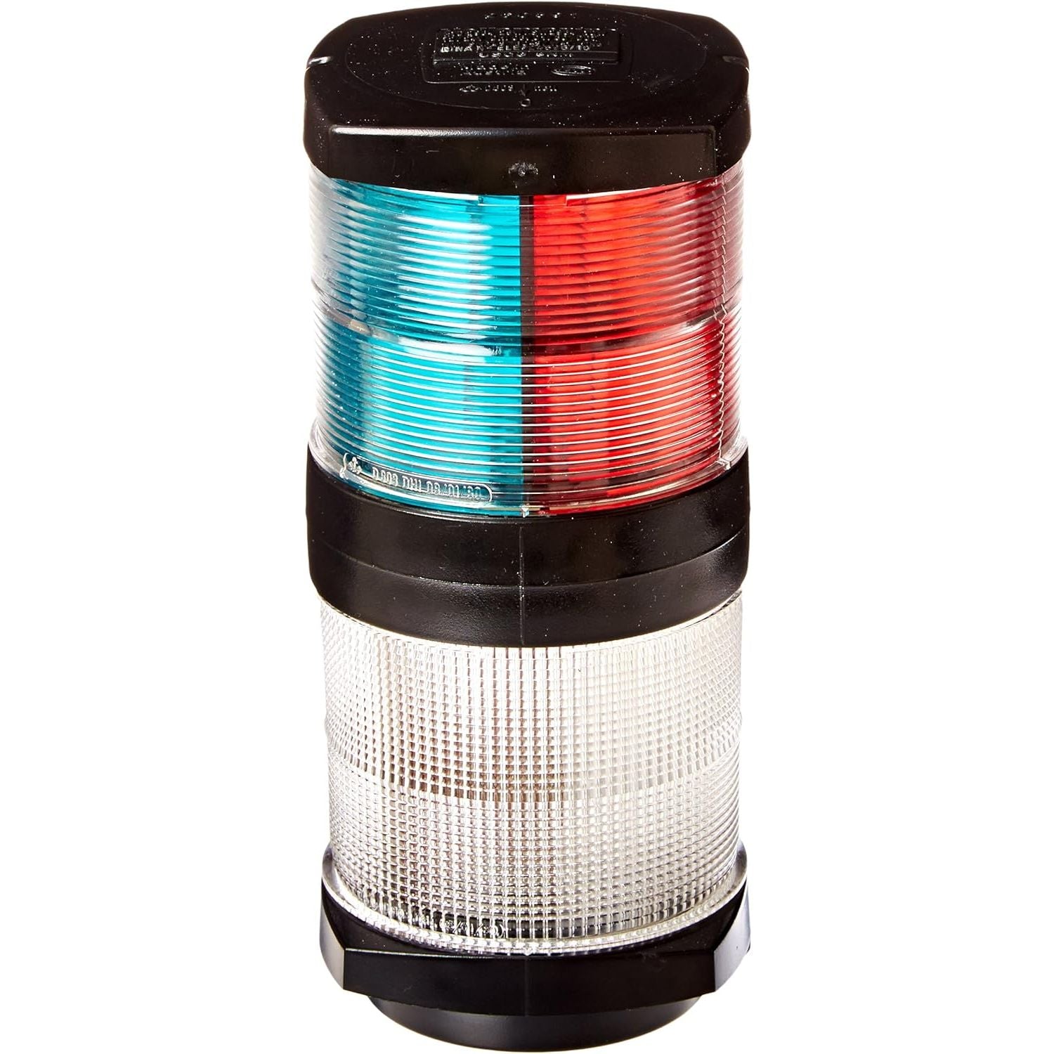Hella Marine Tri-Color/Anchor Navigation Light, 2NM, 12V, Incandescent, Black Housing, IP55 — Quality Boat Parts
