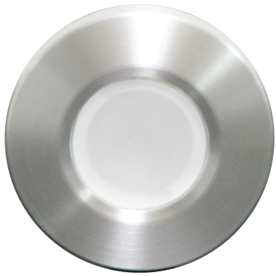 Lumitec Orbit Flush Mount LED Down Light, White/Blue Dimming, Brushed Finish, 10-30V, IP67 — Quality Boat Parts