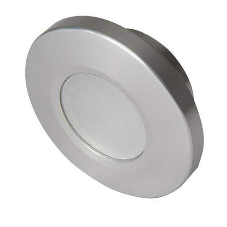 Lumitec Orbit Flush Mount LED Down Light, White/Blue Dimming, Brushed Finish, 10-30V, IP67 — Quality Boat Parts