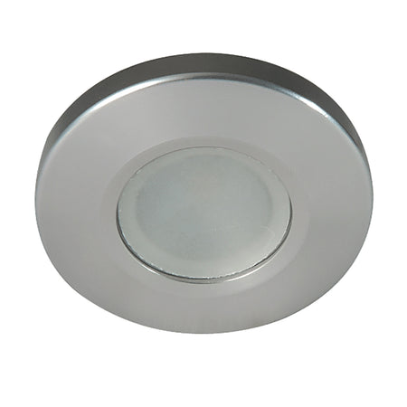 Lumitec Orbit Flush Mount LED Down Light, White/Blue Dimming, Brushed Finish, 10-30V, IP67 — Quality Boat Parts