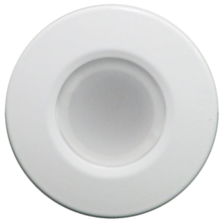 Lumitec Orbit Flush Mount LED Downlight, Blue/White Dimming, White Finish, 10-30V, IP67 — Quality Boat Parts