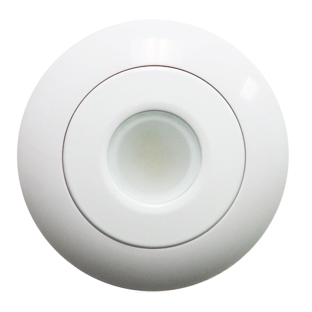 Lumitec Flush Mount Down Light Adapter Kit, For Halo & Orbit, Fits 1.875-2.750 in Holes, Clamp-In, No Exposed Fasteners — Quality Boat Parts