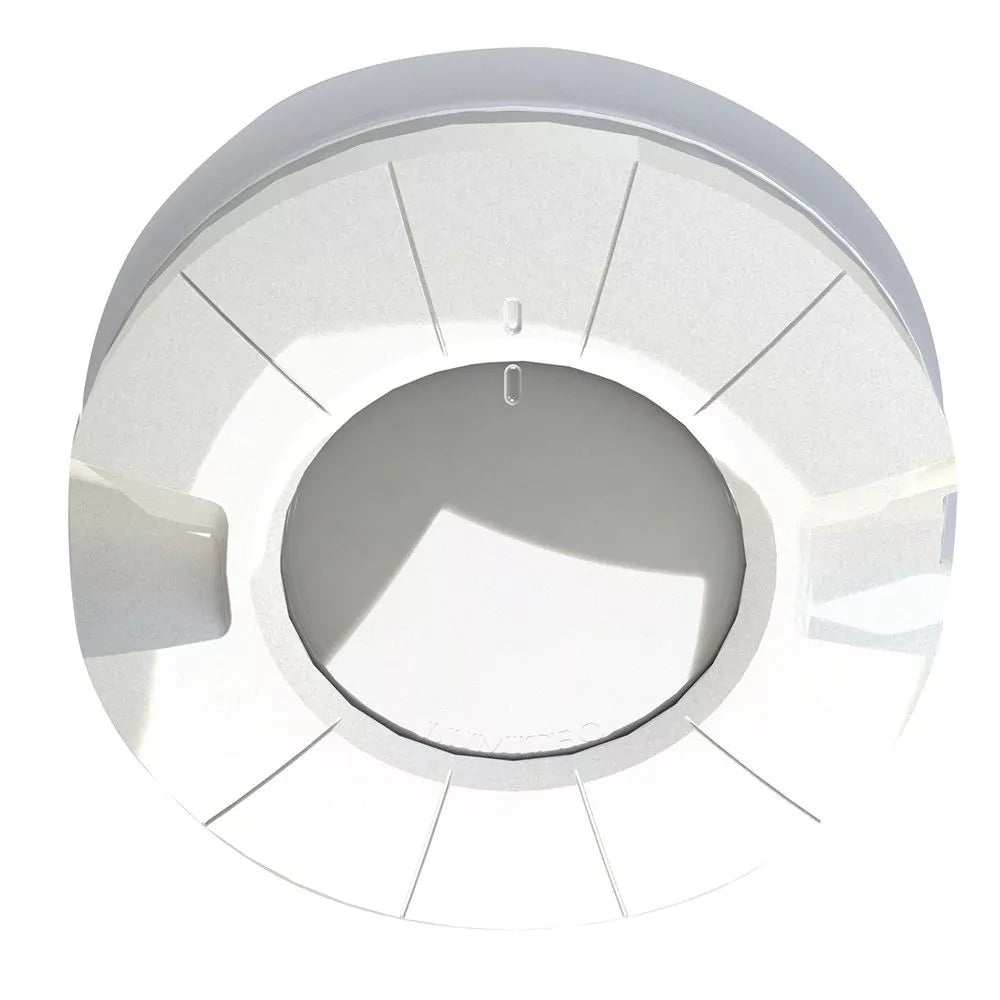 Lumitec Aurora Flush Mount LED Dome Light, White/Red Light, Dimming, Bezel Switch, IP67, 10-30V, White Housing, 4in — Quality Boat Parts