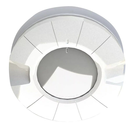 Lumitec Aurora Flush Mount LED Dome Light, White/Red Light, Dimming, Bezel Switch, IP67, 10-30V, White Housing, 4in — Quality Boat Parts