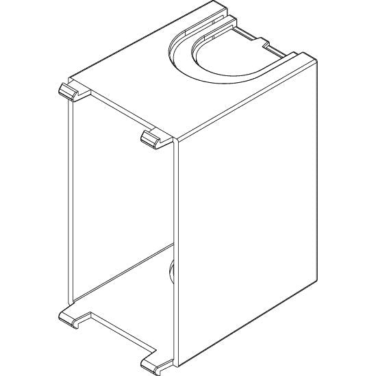 Vimar Flush Mounting Box, For Panel Mounting Frames, 1-Module, Black, GW 960C — Quality Boat Parts