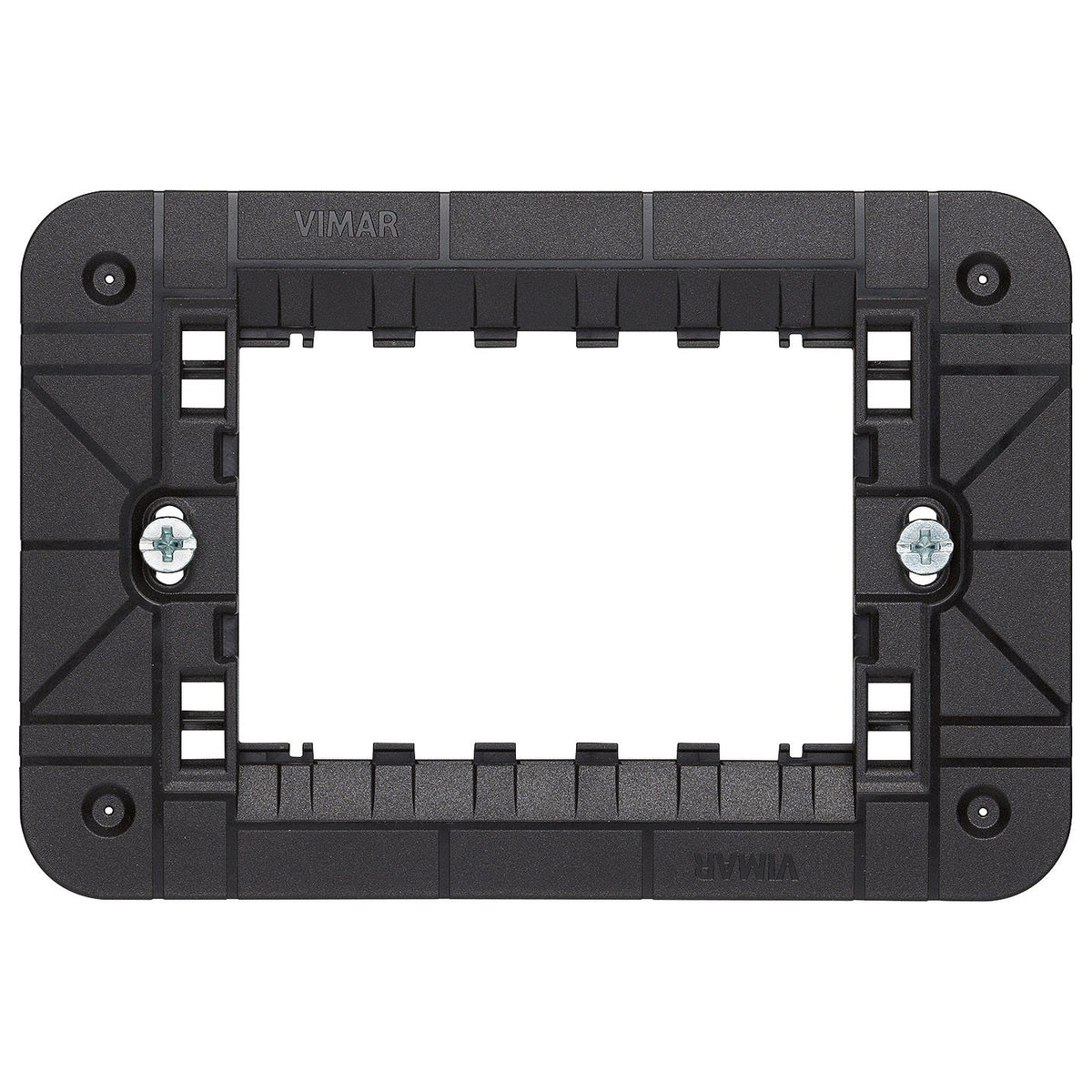 Vimar Linea 3-Module Mounting Frame, With Screws, For 3-Module Boxes — Quality Boat Parts