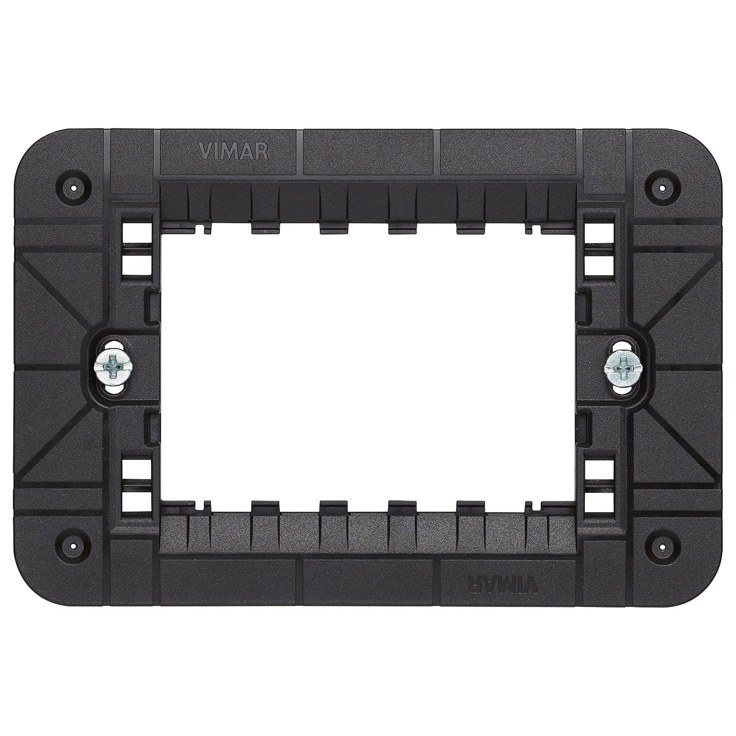 Vimar Linea 3-Module Mounting Frame, With Screws, For 3-Module Boxes — Quality Boat Parts