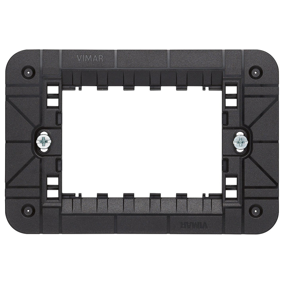 Vimar Linea 3-Module Mounting Frame, With Screws, For 3-Module Boxes — Quality Boat Parts
