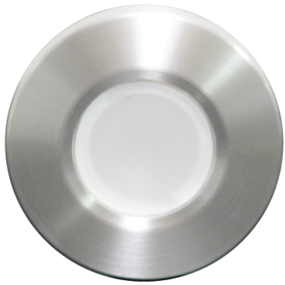 Lumitec Orbit Flush Mount LED Downlight, 10-30V, IP67, Ignition Protected, White/Red Dimming, 5000K White, Brushed Finish — Quality Boat Parts