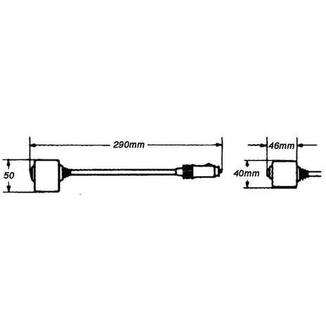 Hella Marine Halogen Map Lamp, 12V Power Plug, 6.25 in Flexible Metal Arm — Quality Boat Parts