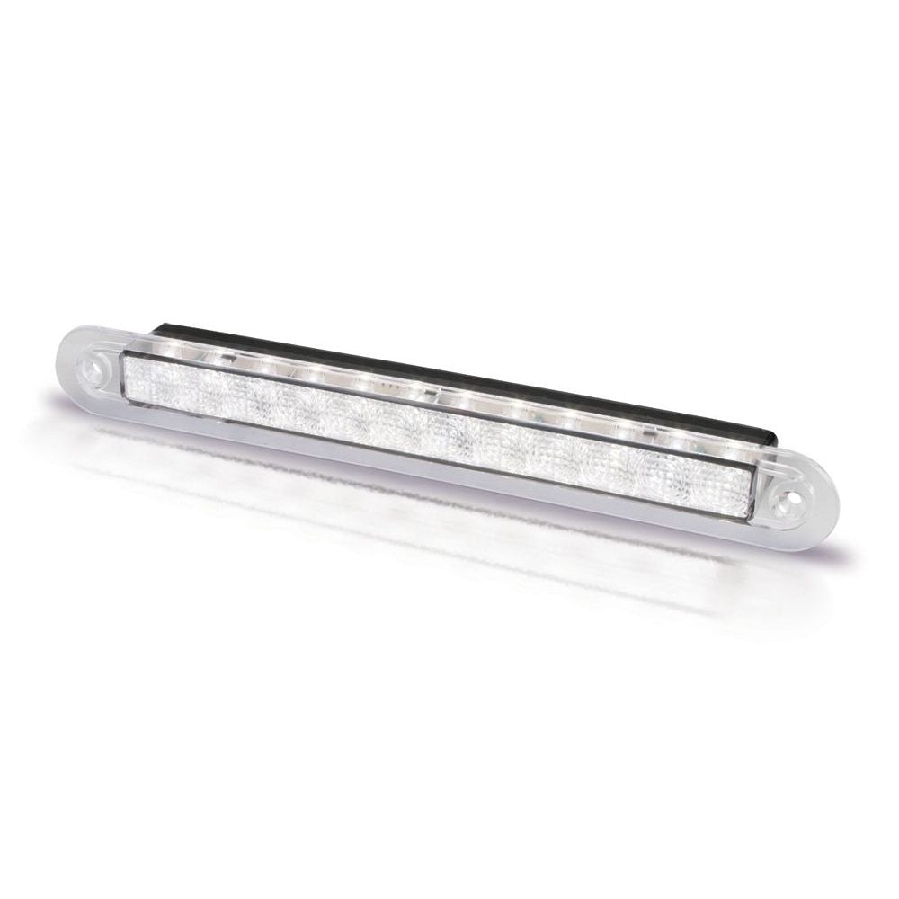 Hella Marine LED Recess Strip Lamp, 12V, White LED, Wide Rim, 265mm — Quality Boat Parts