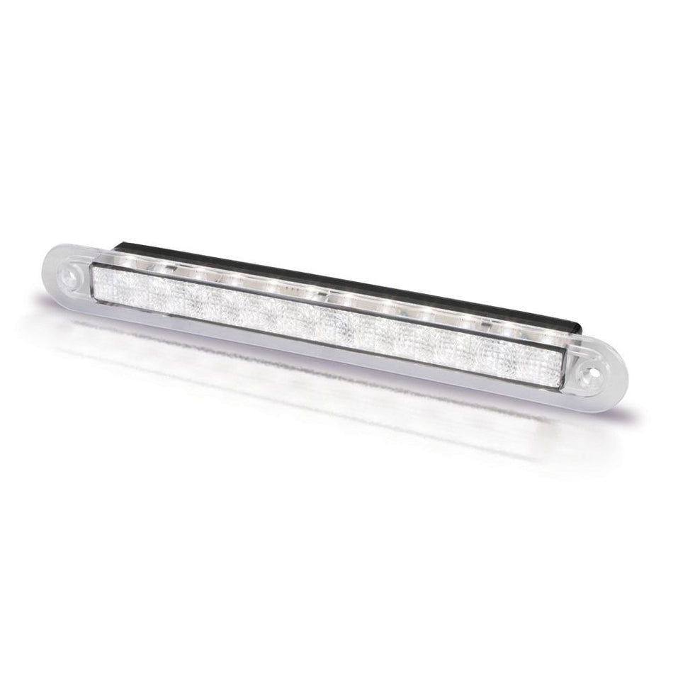 Hella Marine LED Recess Strip Lamp, 12V, White LED, Wide Rim, 265mm — Quality Boat Parts