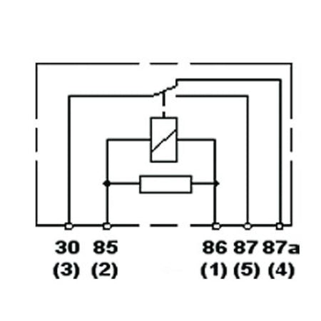 Hella Marine Mini ISO SPDT Relay, 24V, 20A, Resistor Coil Suppression — Quality Boat Parts
