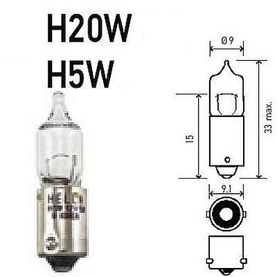 Hella Marine H5W Miniature Halogen Bulb, 12V, 5W, BA9s — Quality Boat Parts