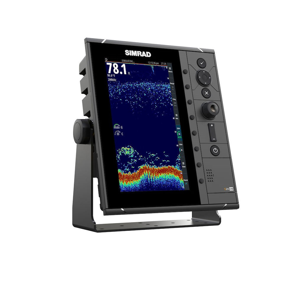 Simrad S2009 Fish Finder, 9 in Portrait 480 x 800 Display, CHIRP Broadband Sonar, 10.8-31.2V, IPX7, NMEA 2000, NMEA 0183, Ethernet — Quality Boat Parts