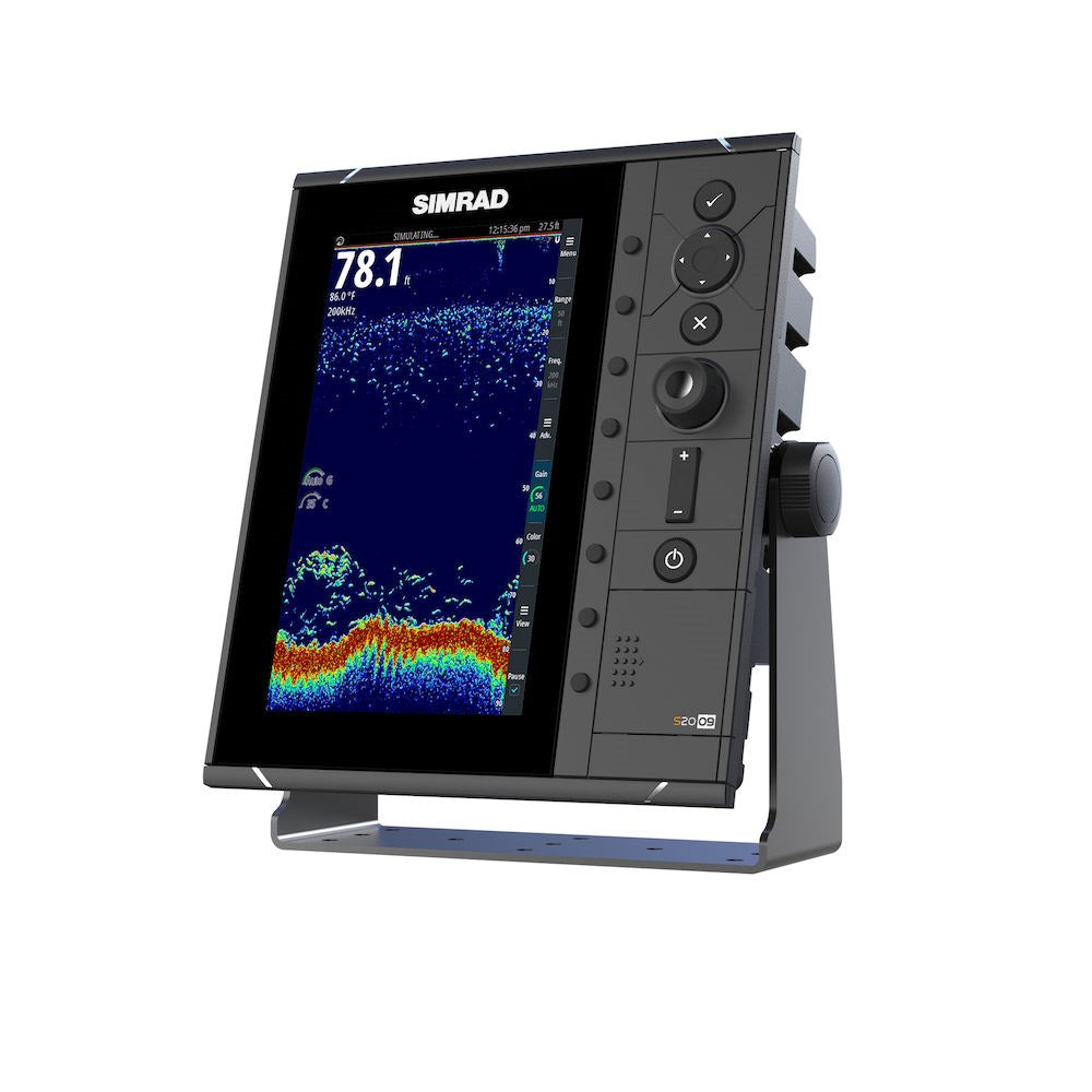 Simrad S2009 Fish Finder, 9 in Portrait 480 x 800 Display, CHIRP Broadband Sonar, 10.8-31.2V, IPX7, NMEA 2000, NMEA 0183, Ethernet — Quality Boat Parts