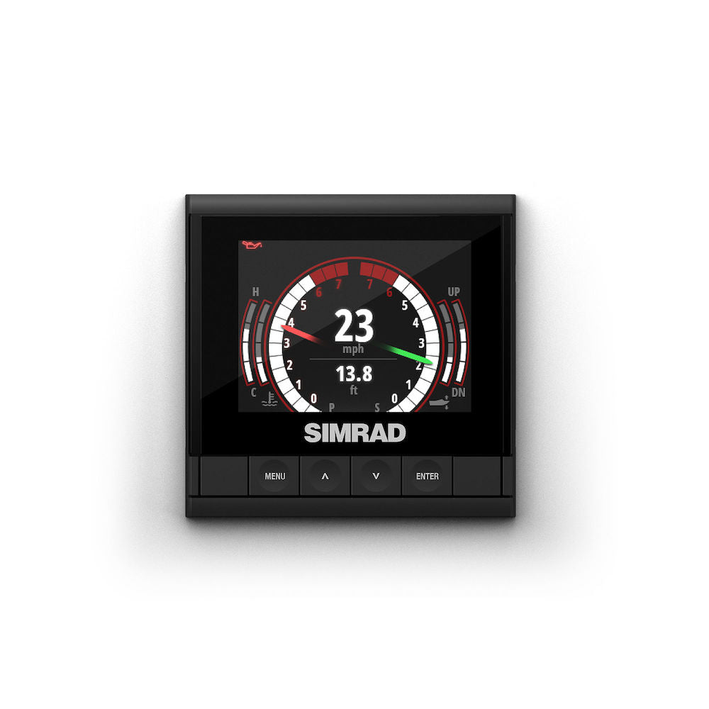Simrad IS35 Digital Gauge, NMEA 2000, 3.5in Optically Bonded Color LCD, IPX7, 85 mm Gauge Cutout — Quality Boat Parts