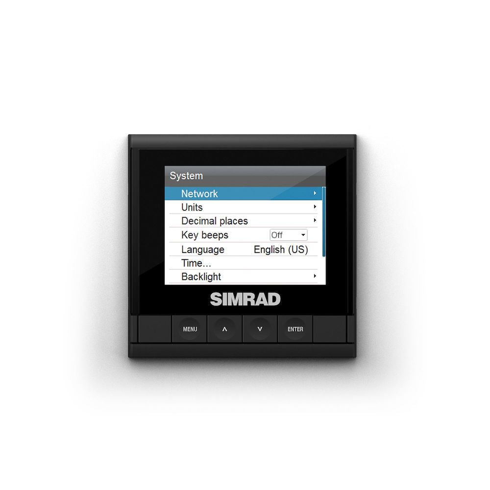 Simrad IS35 Digital Gauge, NMEA 2000, 3.5in Optically Bonded Color LCD, IPX7, 85 mm Gauge Cutout — Quality Boat Parts