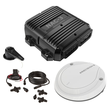 Simrad NAC-3 Autopilot Core Pack, For Rudder-Steered Boats 10 m+, Precision-9 Solid-State Compass, RF25N Rudder Feedback Unit, NMEA 2000 Micro-C Backbone Kit — Quality Boat Parts